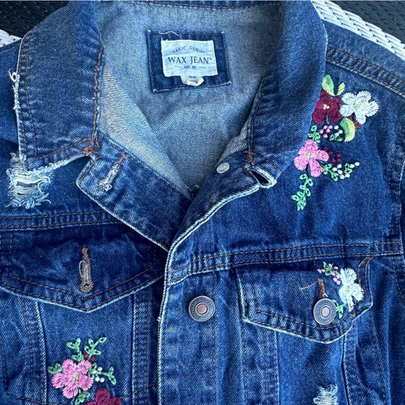 Embroidered Jean Jacket - Picture 2 of 4